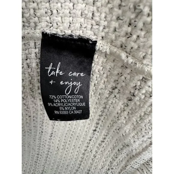 VGUC NIC+ZOE Plus Ribbon Trim Fringe Jacket Cream Navy Waffle size 3X READ - Picture 10 of 14